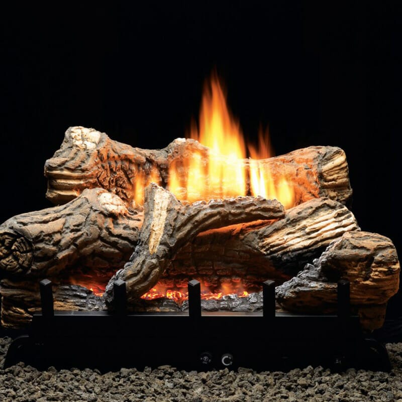 VentFree Contour Burners with Log Sets Trenton & Concord Smoke N