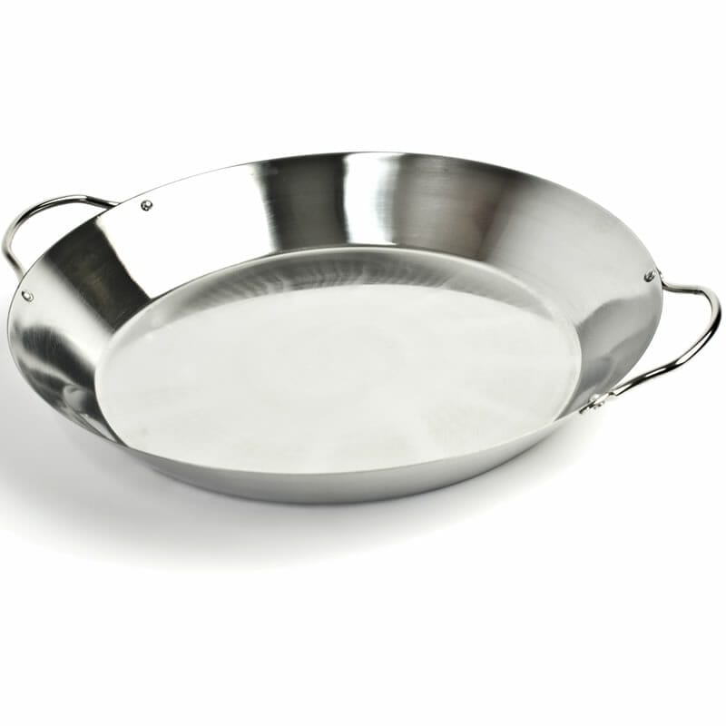 Stainless Paella Pan Smoke 'n' Fire a KC BBQ Store