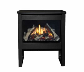 Modern Black Madrona w/ Birch Logs
