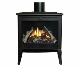 Traditional Black Madrona w/ Birch Logs
